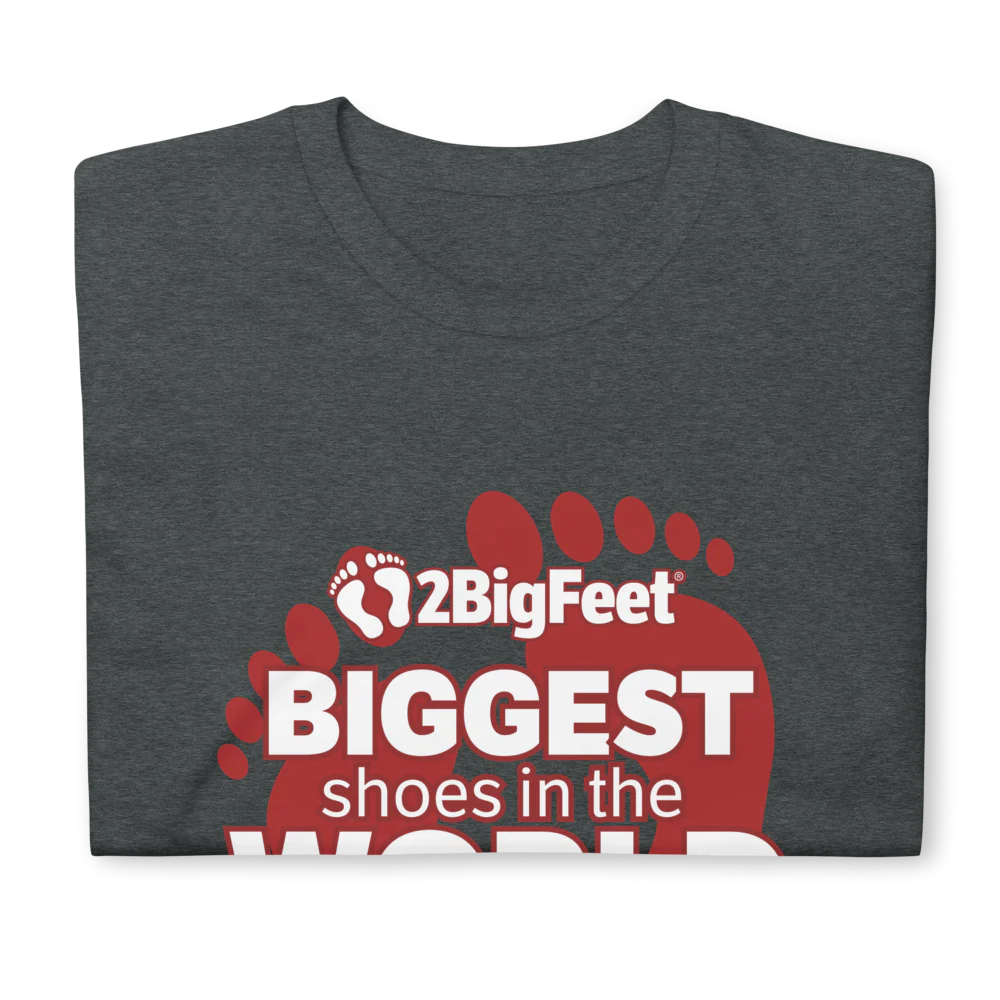 2BigFeet 25th Anniversary T-Shirt - Dark Heather Grey - Image 5