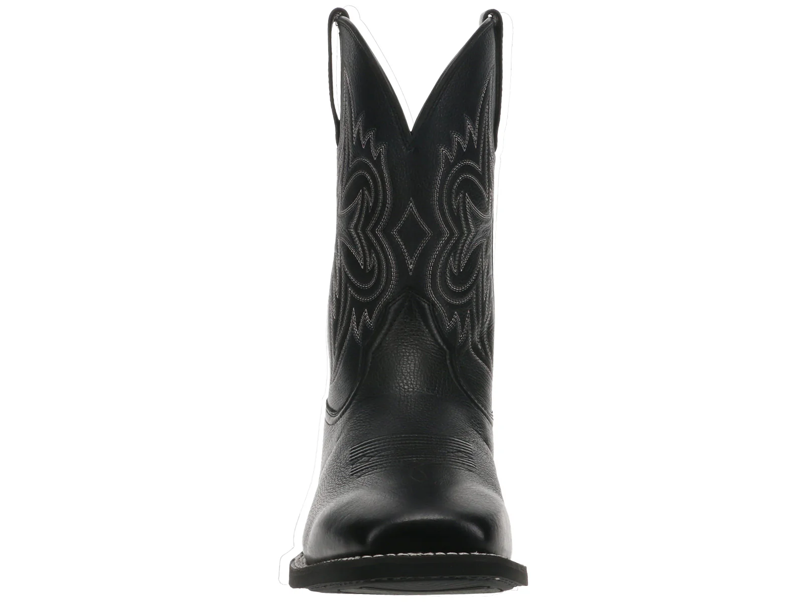 Ariat Western Big Rig Square Toe Cowboy Boot Black - Image 4
