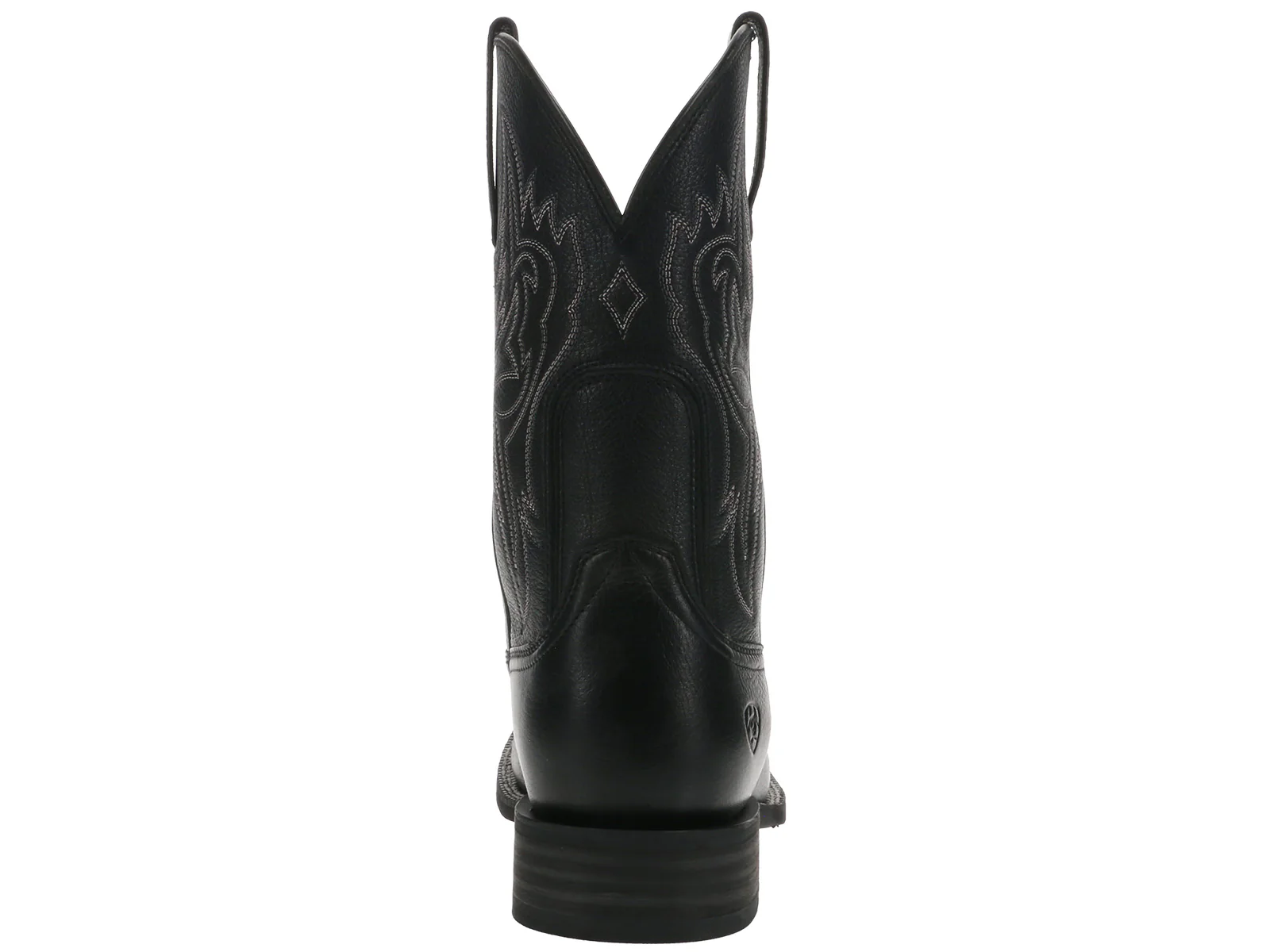 Ariat Western Big Rig Square Toe Cowboy Boot Black - Image 5