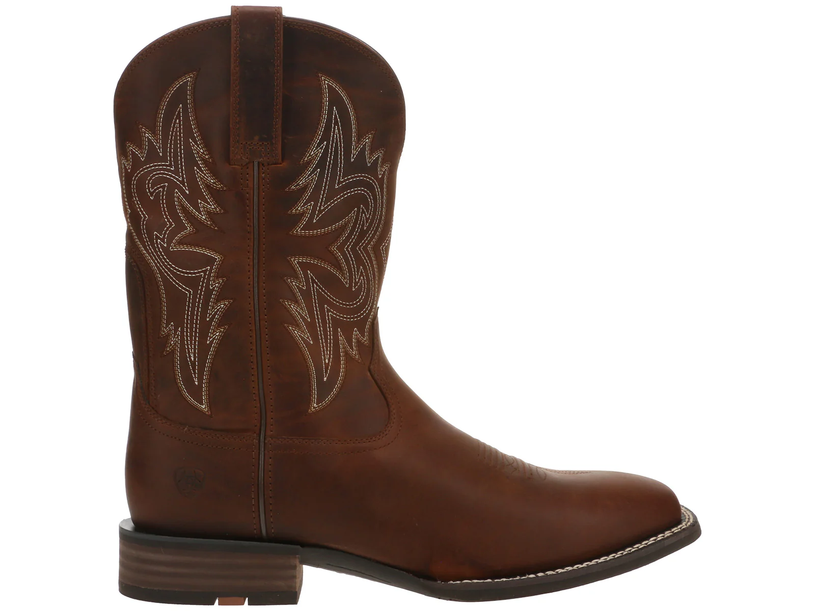 Ariat Western Big Rig Square Toe Cowboy Boot Brown - Image 3