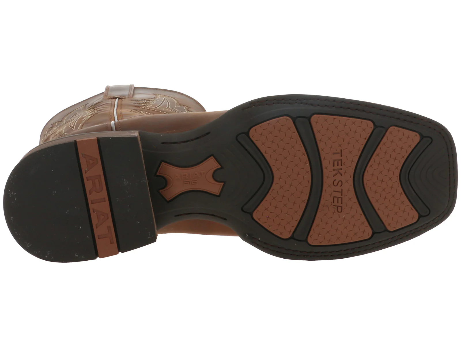 Ariat Western Big Rig Square Toe Cowboy Boot Brown - Image 6
