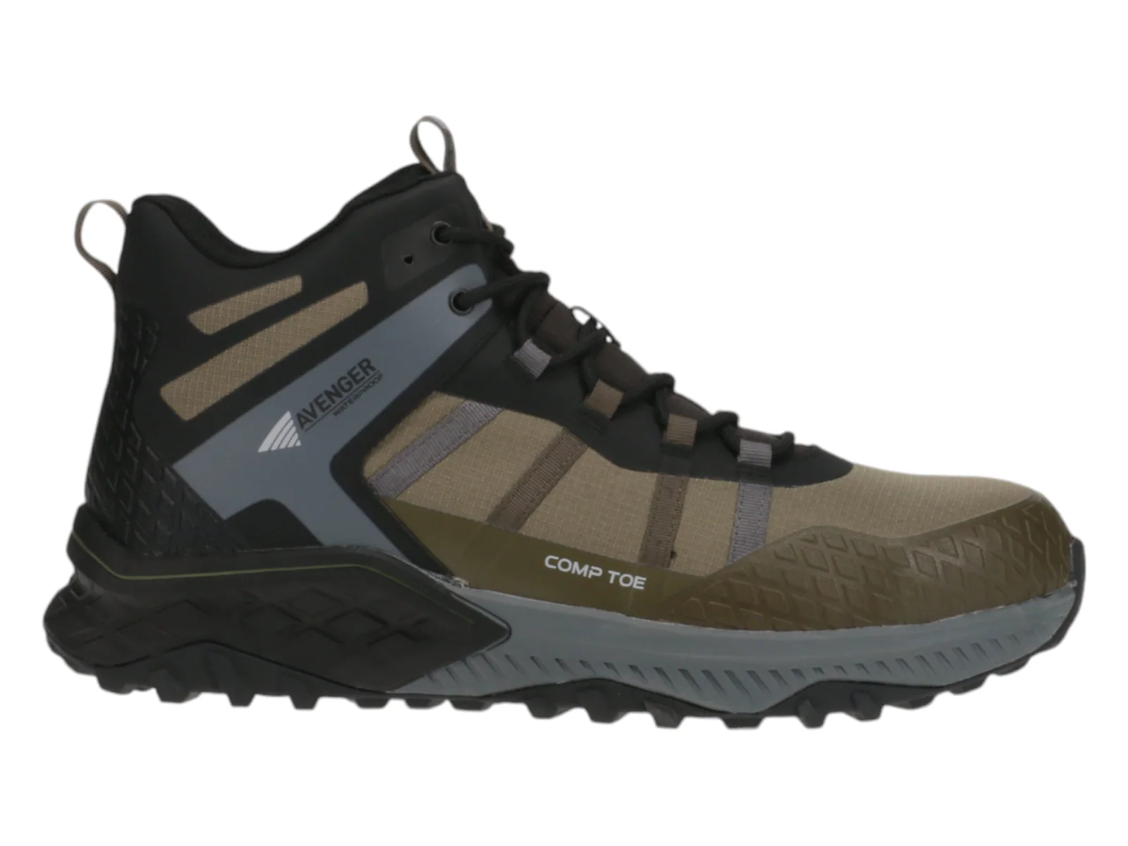 Avenger Aero Trail Safety Toe Mid Olive - Image 3