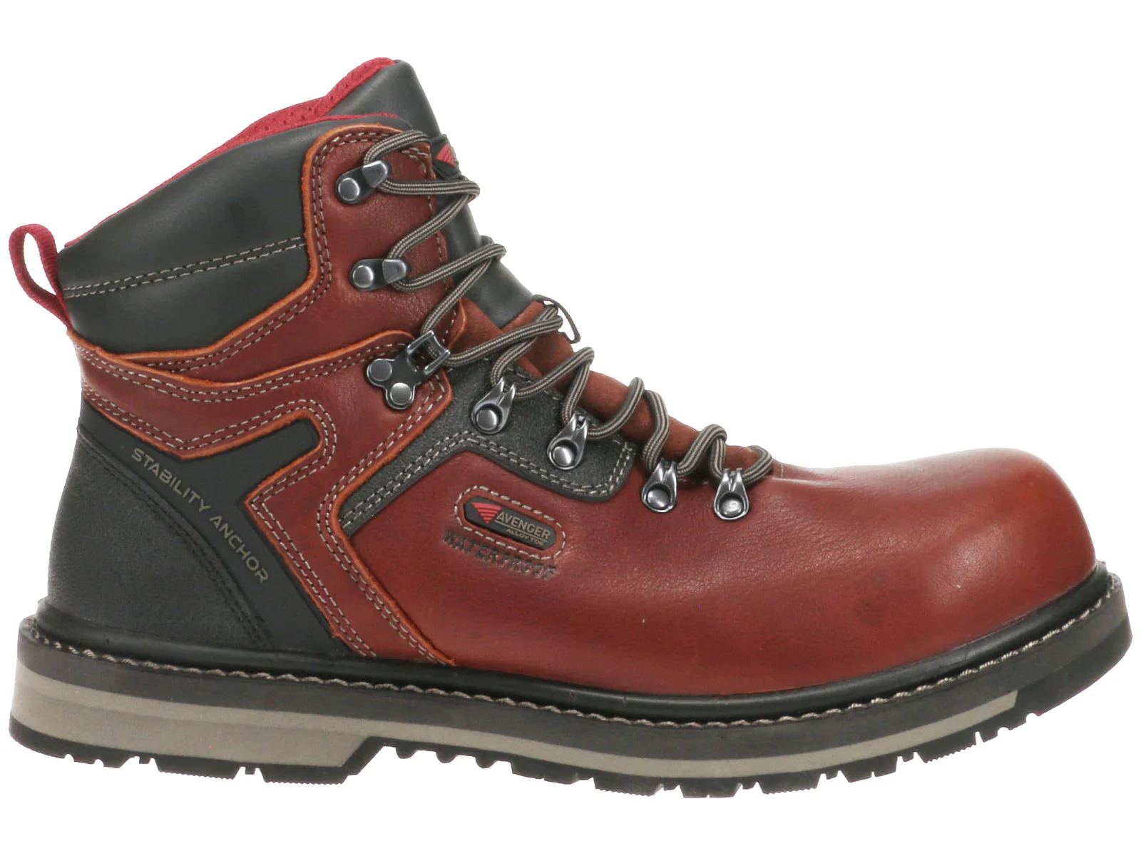 Avenger Blacksmith Safety Toe Boot Brown - Image 3