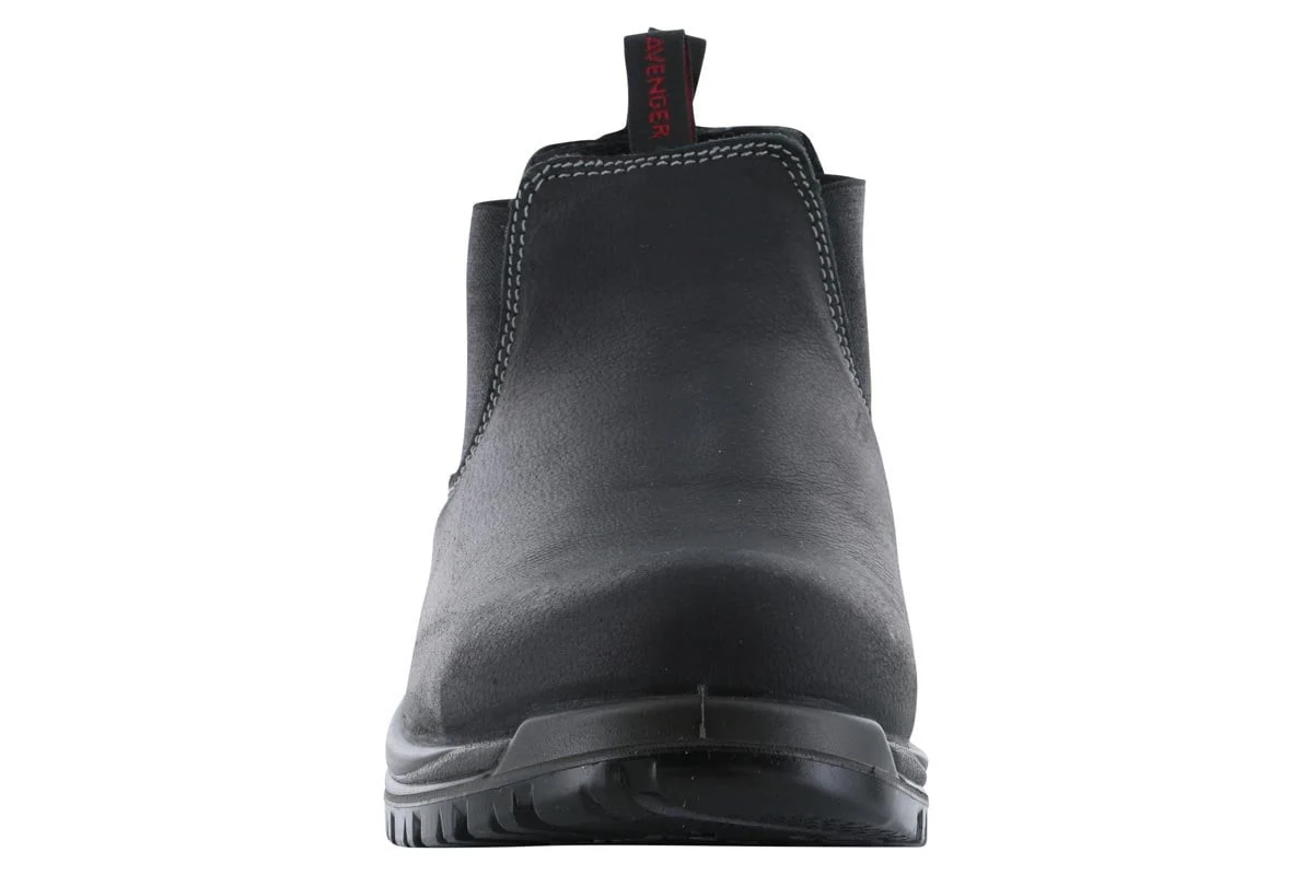 Avenger Foreman Composite Toe Slip On Boot Black - Image 4