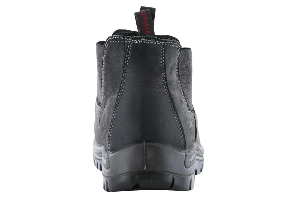 Avenger Foreman Composite Toe Slip On Boot Black - Image 5