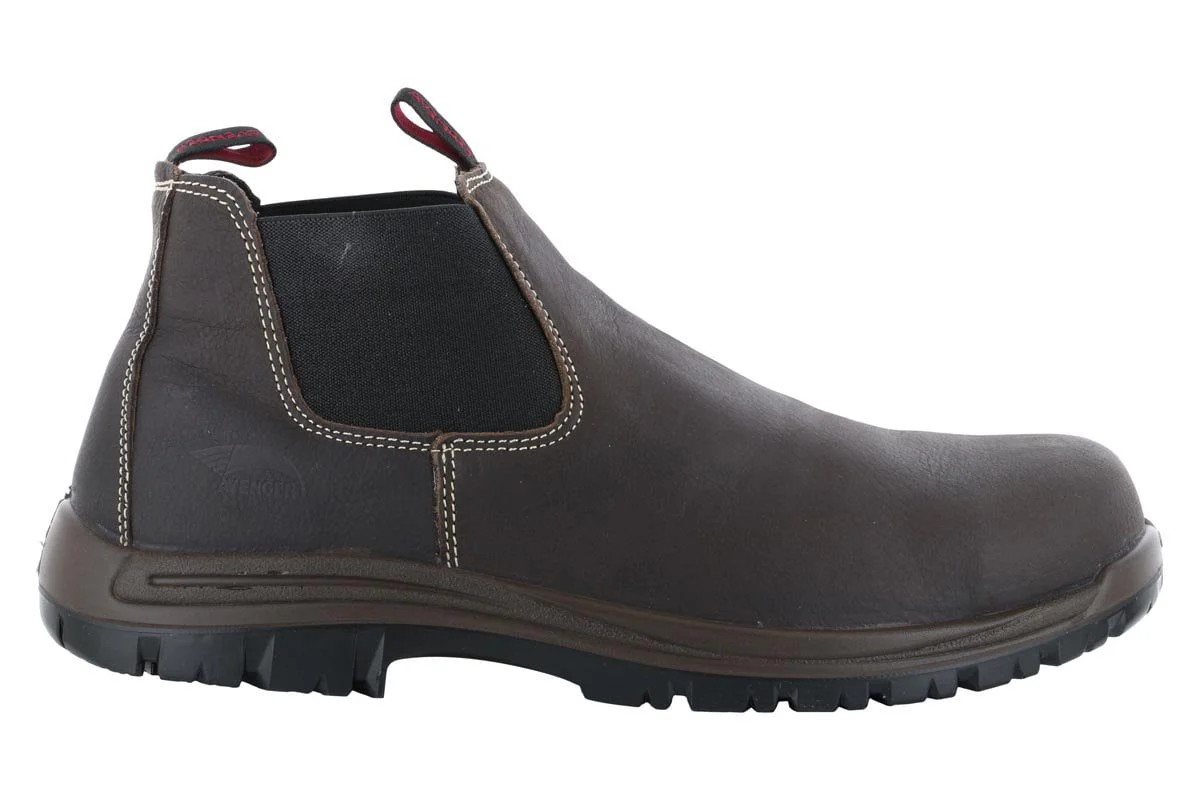 Avenger Foreman Composite Toe Slip On Boot Brown - Image 3