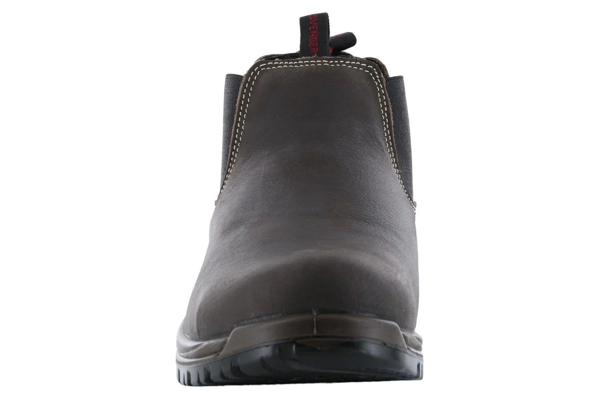 Avenger Foreman Composite Toe Slip On Boot Brown - Image 4