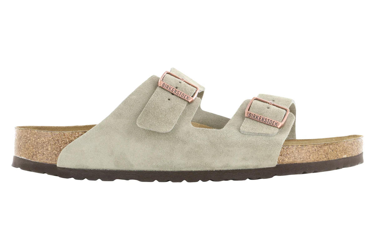 Birkenstock Arizona Soft Footbed Suede Leather Taupe - Image 3