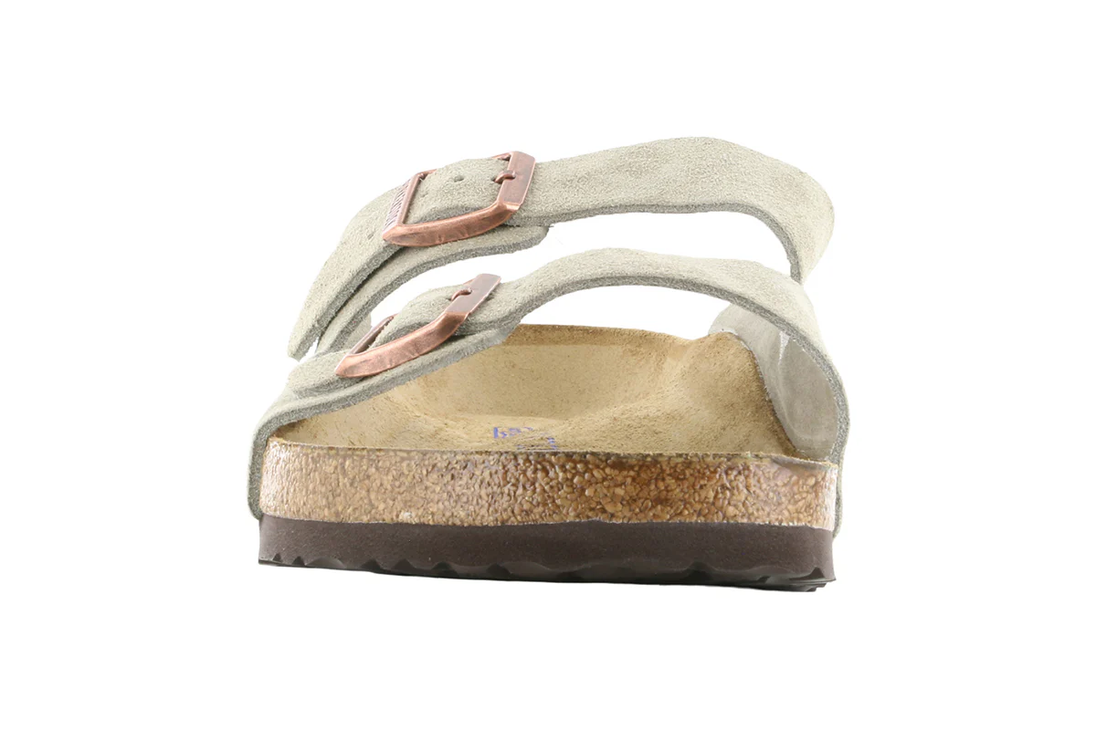 Birkenstock Arizona Soft Footbed Suede Leather Taupe - Image 4