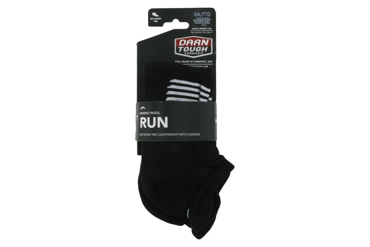 Darn Tough New Element No Show Socks Black - Image 2