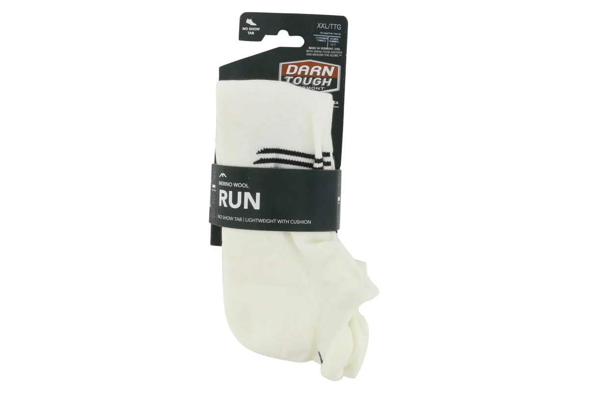 Darn Tough New Element No Show Socks White - Image 2
