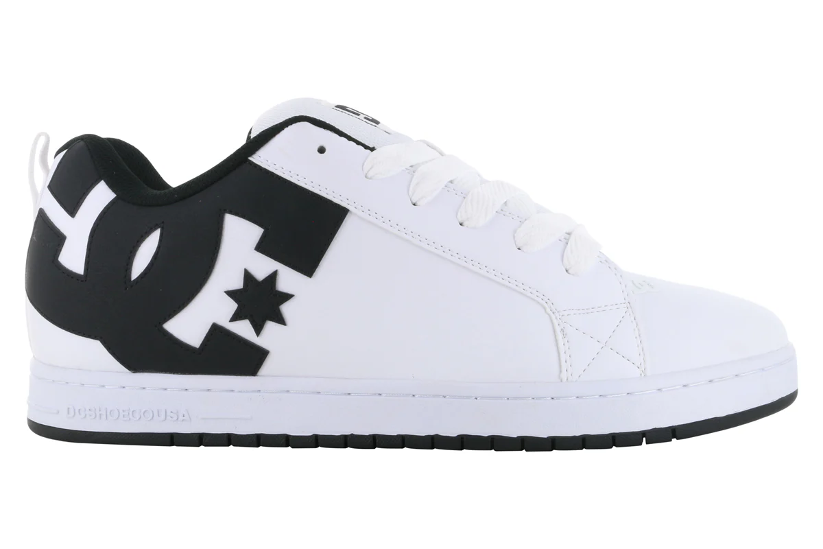 DC Court Graffik Shoes White - Image 3