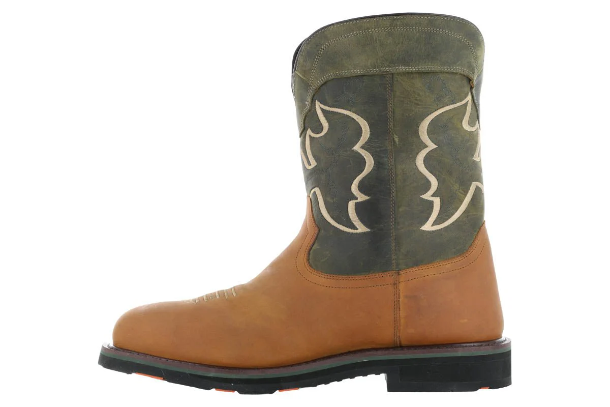 Hoss Showdown Composite Toe Western Boot Olive - Image 2