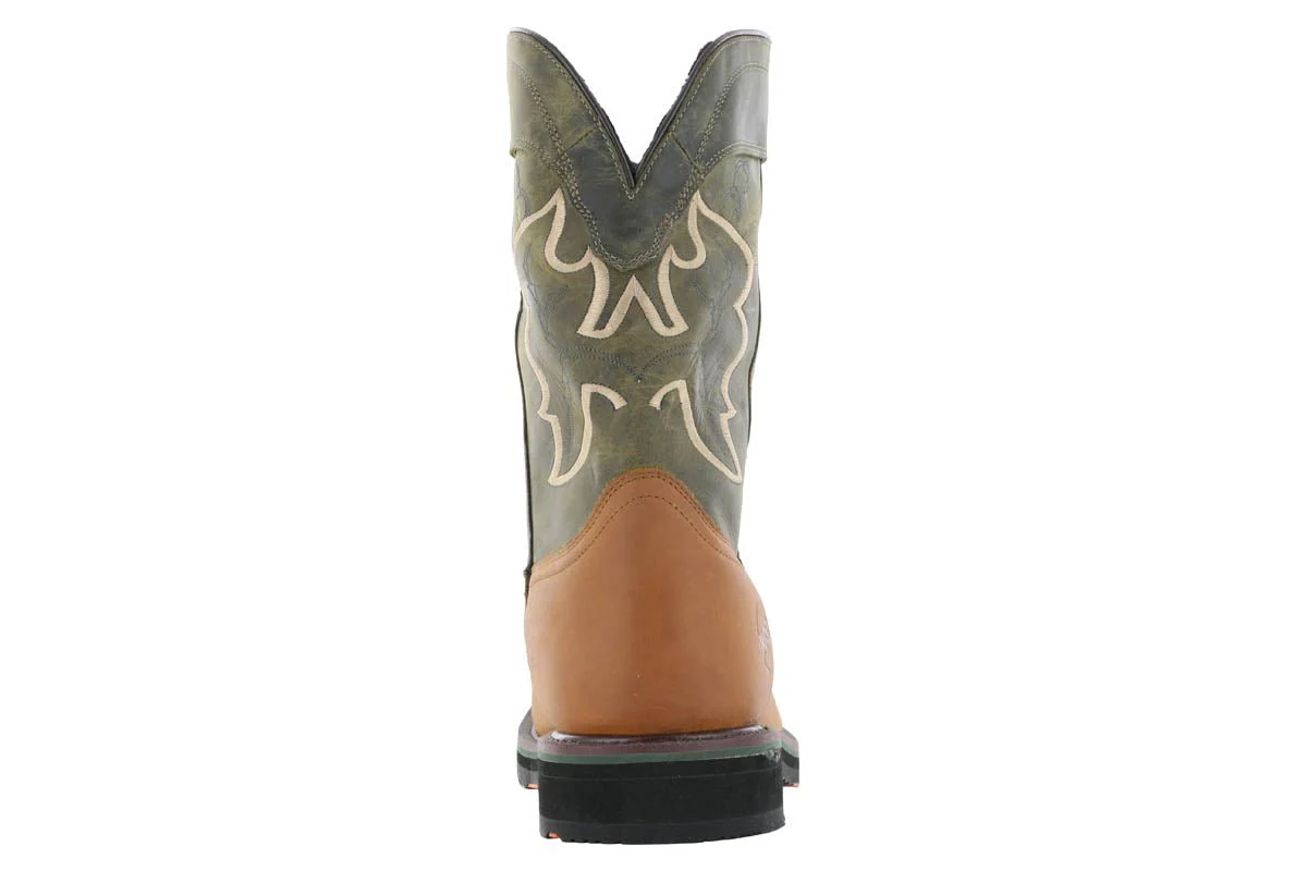 Hoss Showdown Composite Toe Western Boot Olive - Image 5