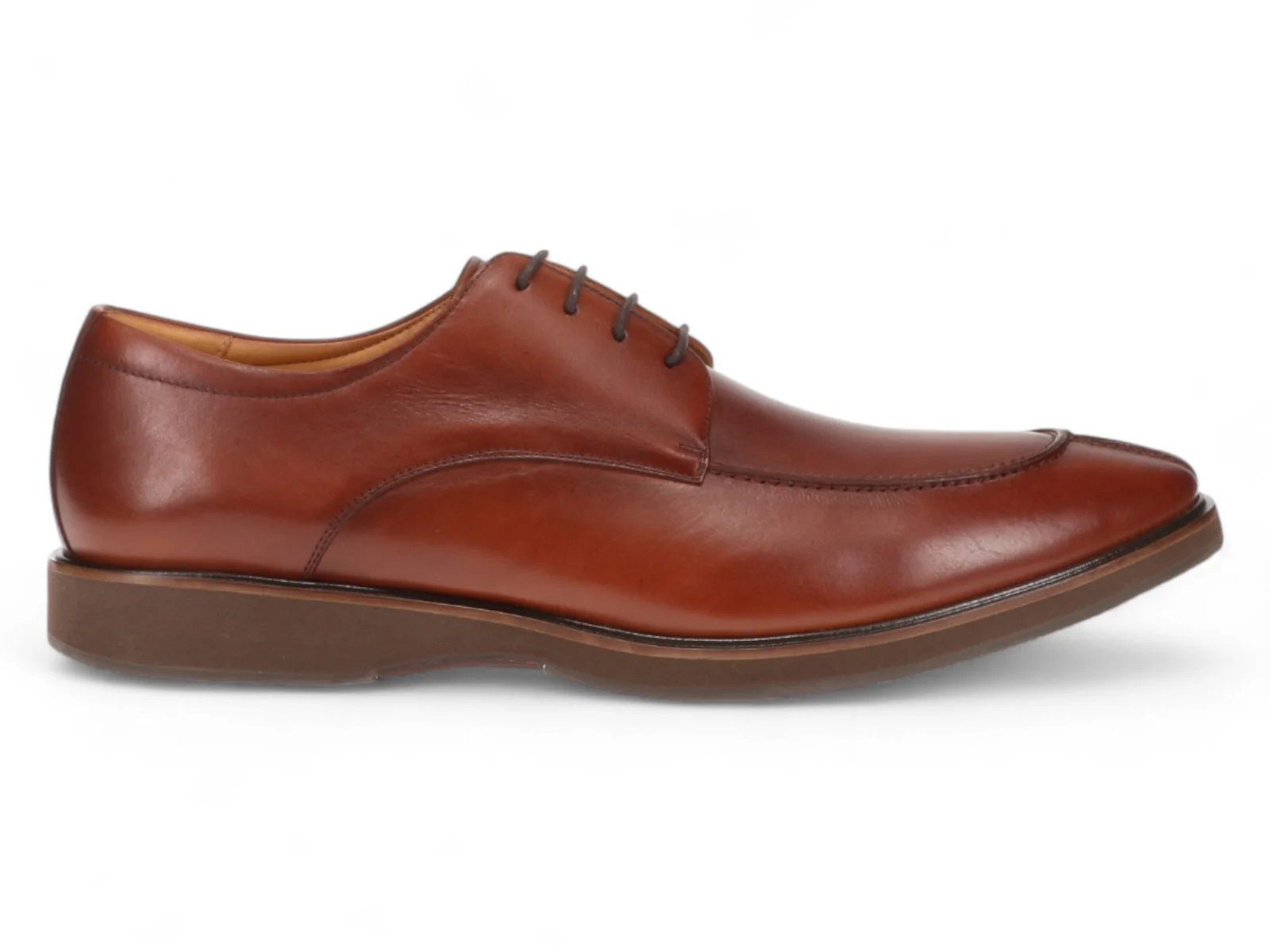 Michael Ellis Elliott Apron Dress Shoe Whiskey Brown - Image 3