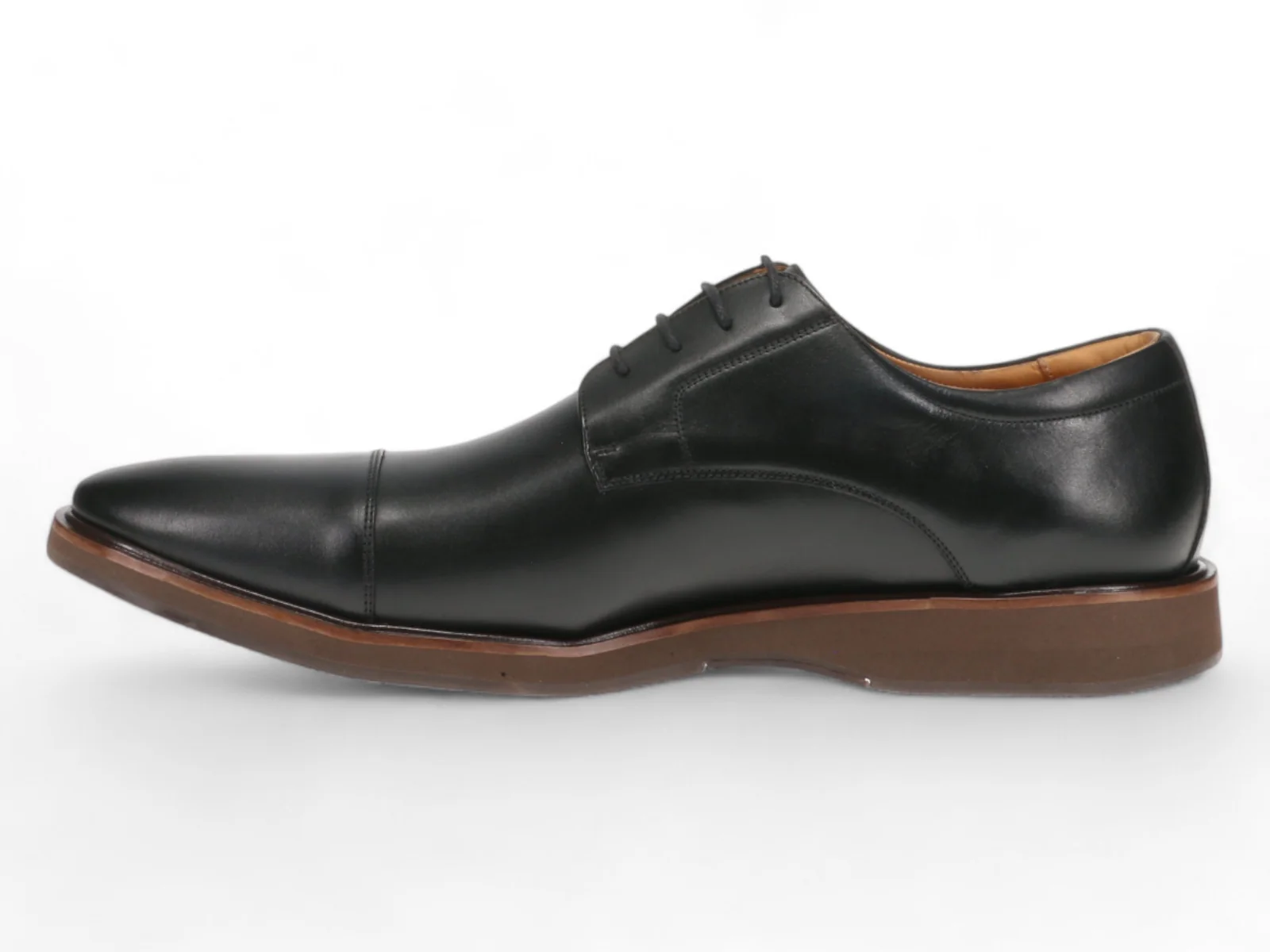 Michael Ellis Elliott Cap-Toe Dress Shoe Black - Image 2