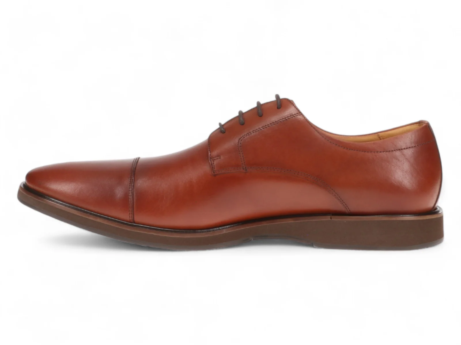 Michael Ellis Elliott Cap-Toe Dress Shoe Whiskey Brown - Image 2