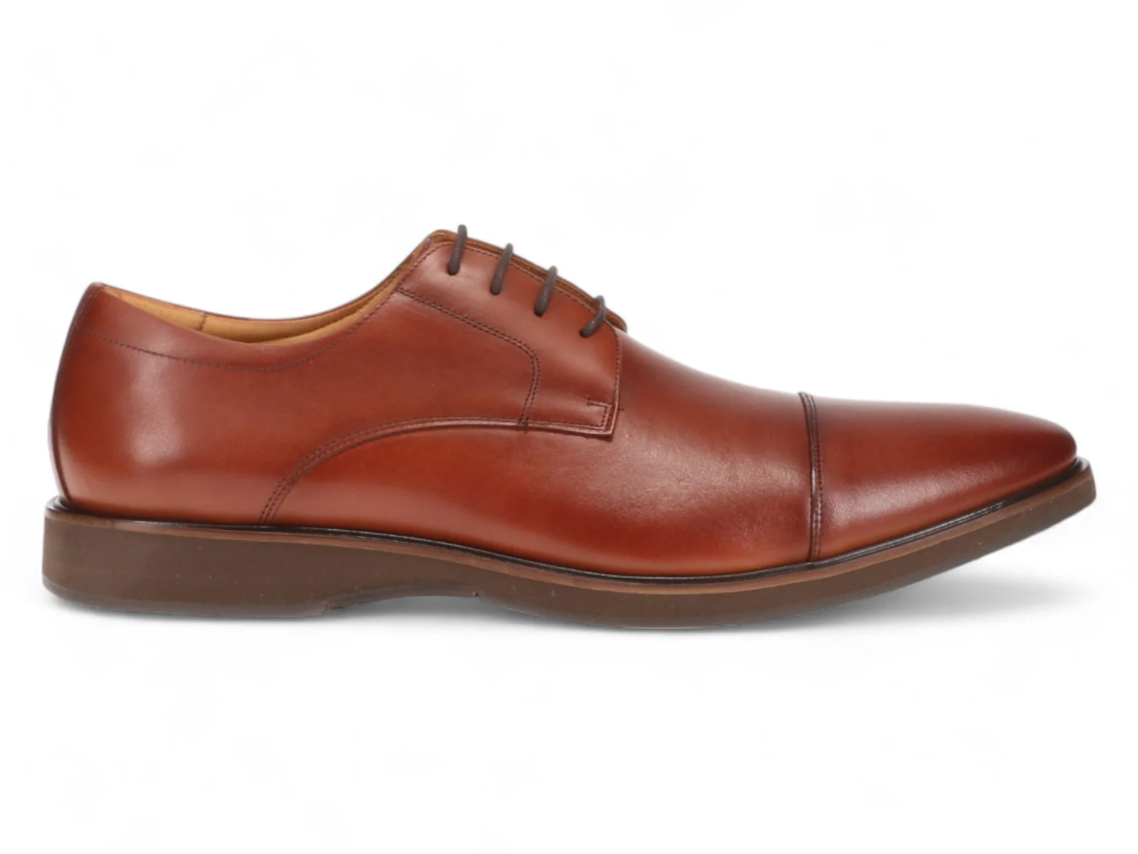 Michael Ellis Elliott Cap-Toe Dress Shoe Whiskey Brown - Image 3