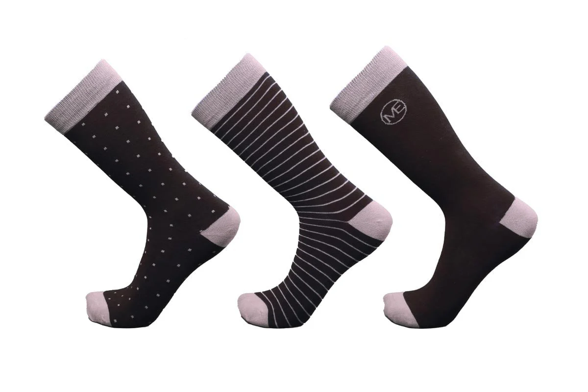 Michael Ellis Thomas BIG Dress Socks Variety 6-Pack - Extra Wide - Image 3