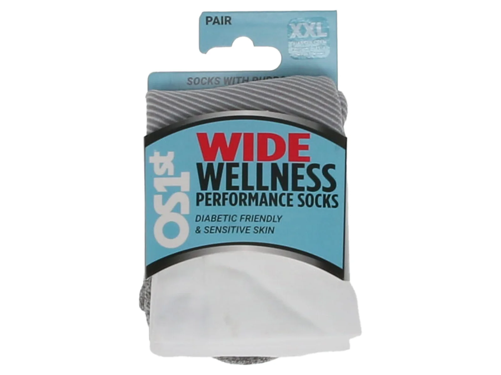 OS1st WP4 Wellness Performance Quarter Socks Wide White - Image 2
