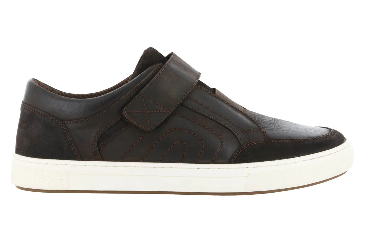 Propet Kade Velcro Sneaker Chocolate - Image 3
