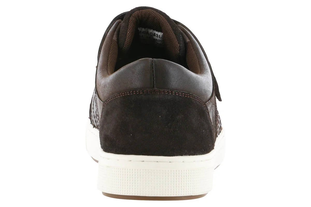 Propet Kade Velcro Sneaker Chocolate - Image 5