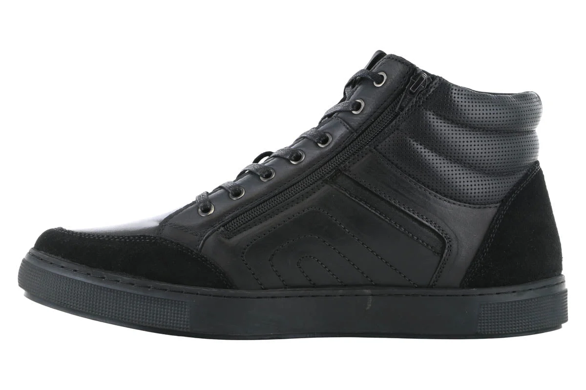 Propet Kenton High Top Casual Sneaker All Black - Image 2