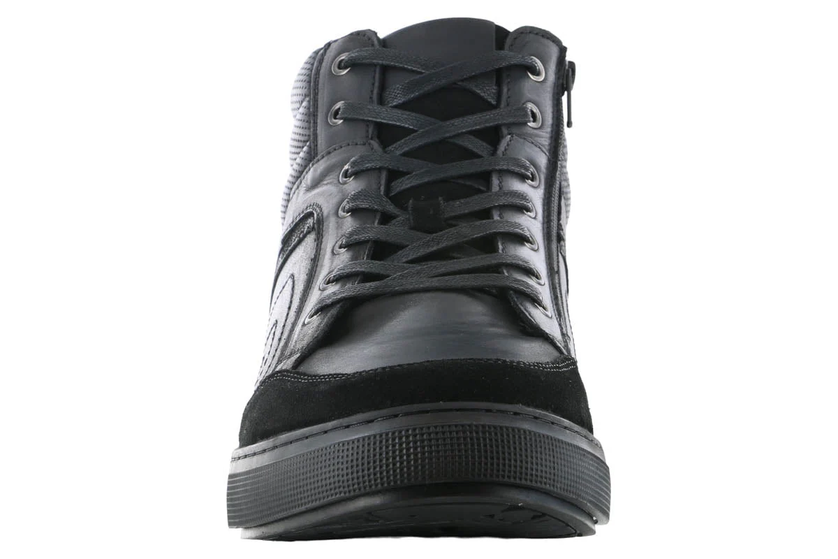 Propet Kenton High Top Casual Sneaker All Black - Image 4