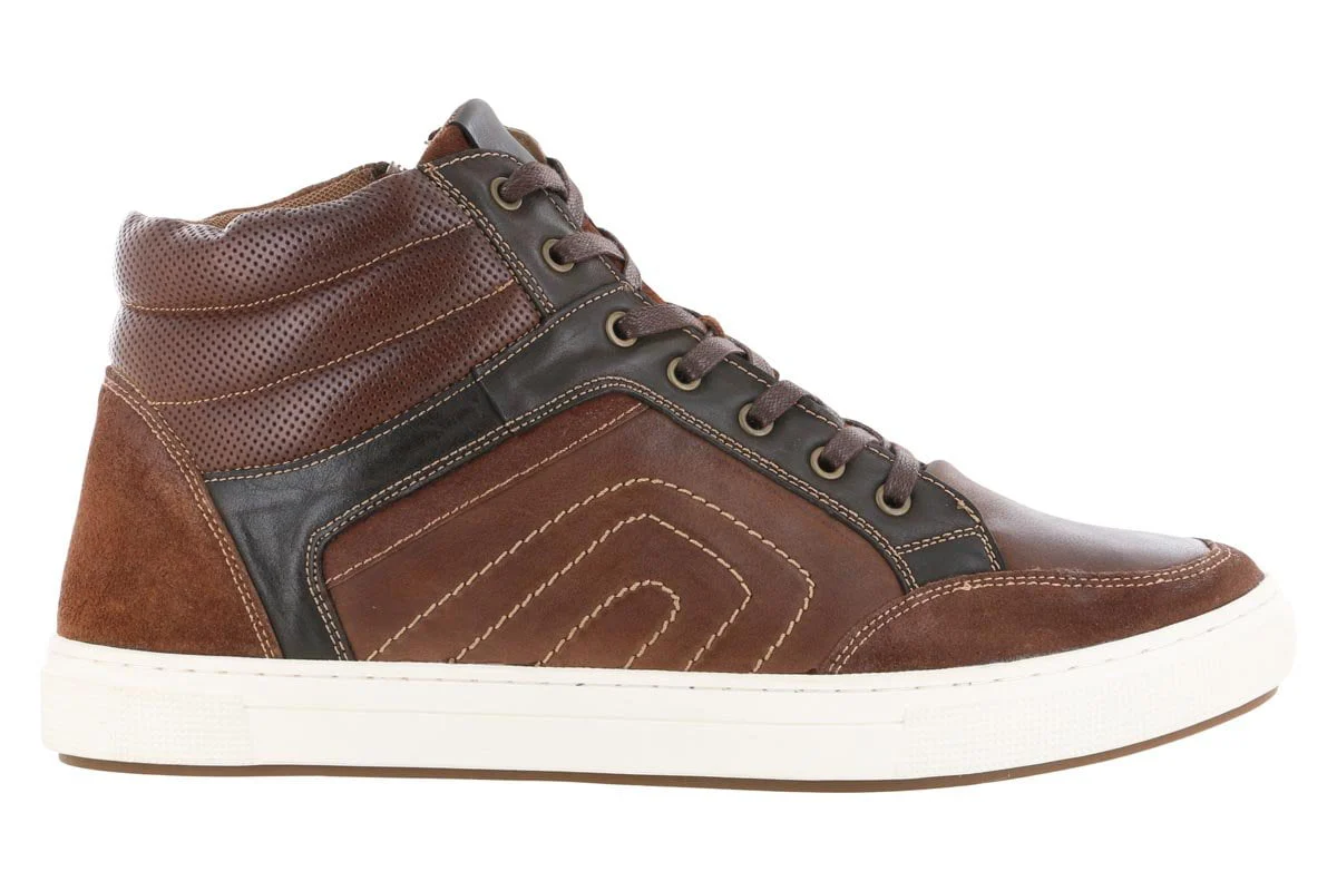 Propet Kenton High Top Casual Sneaker Brown - Image 3