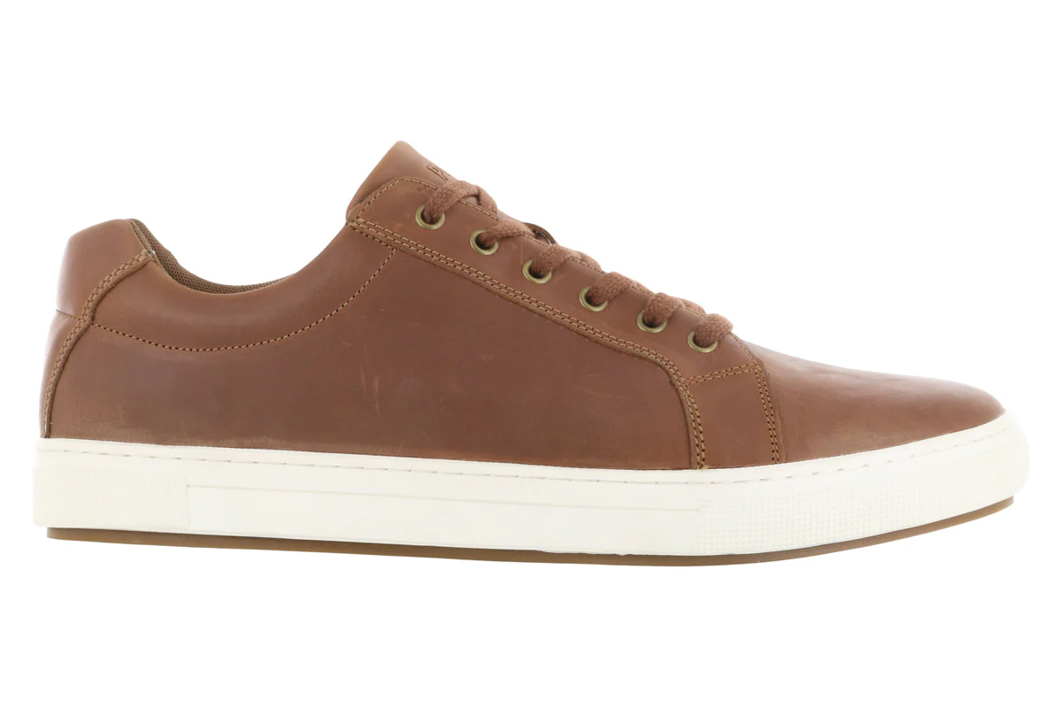 Propet Koda Leather Sneaker Tan - Image 3