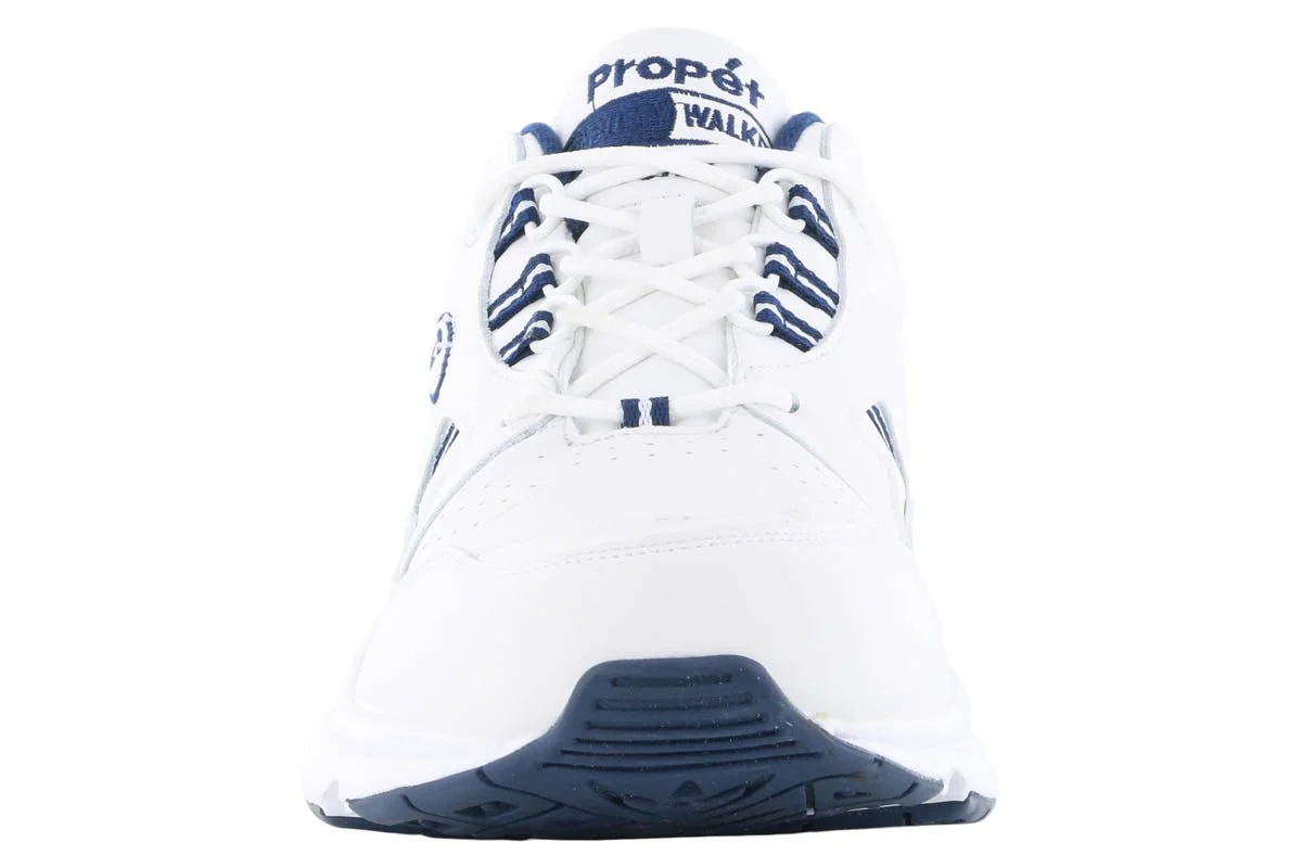 Propet Stability Walker White Navy - Image 4