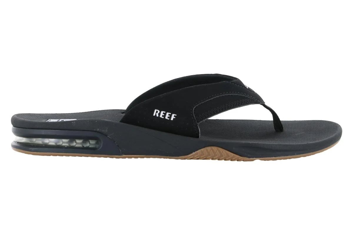 Reef Fanning Bottle Opener Flip Flop Black - Image 3