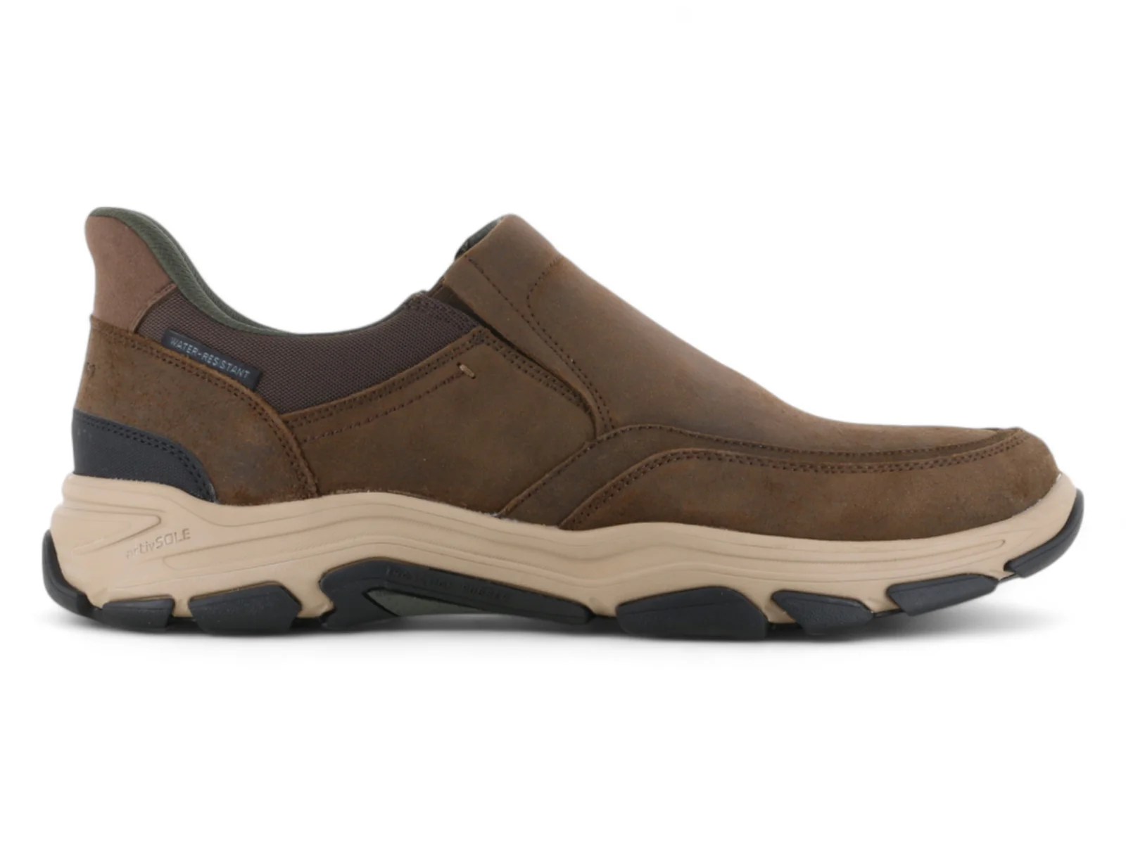 Rockport Reece Step Activated Slip On Shoes Brown - Image 3