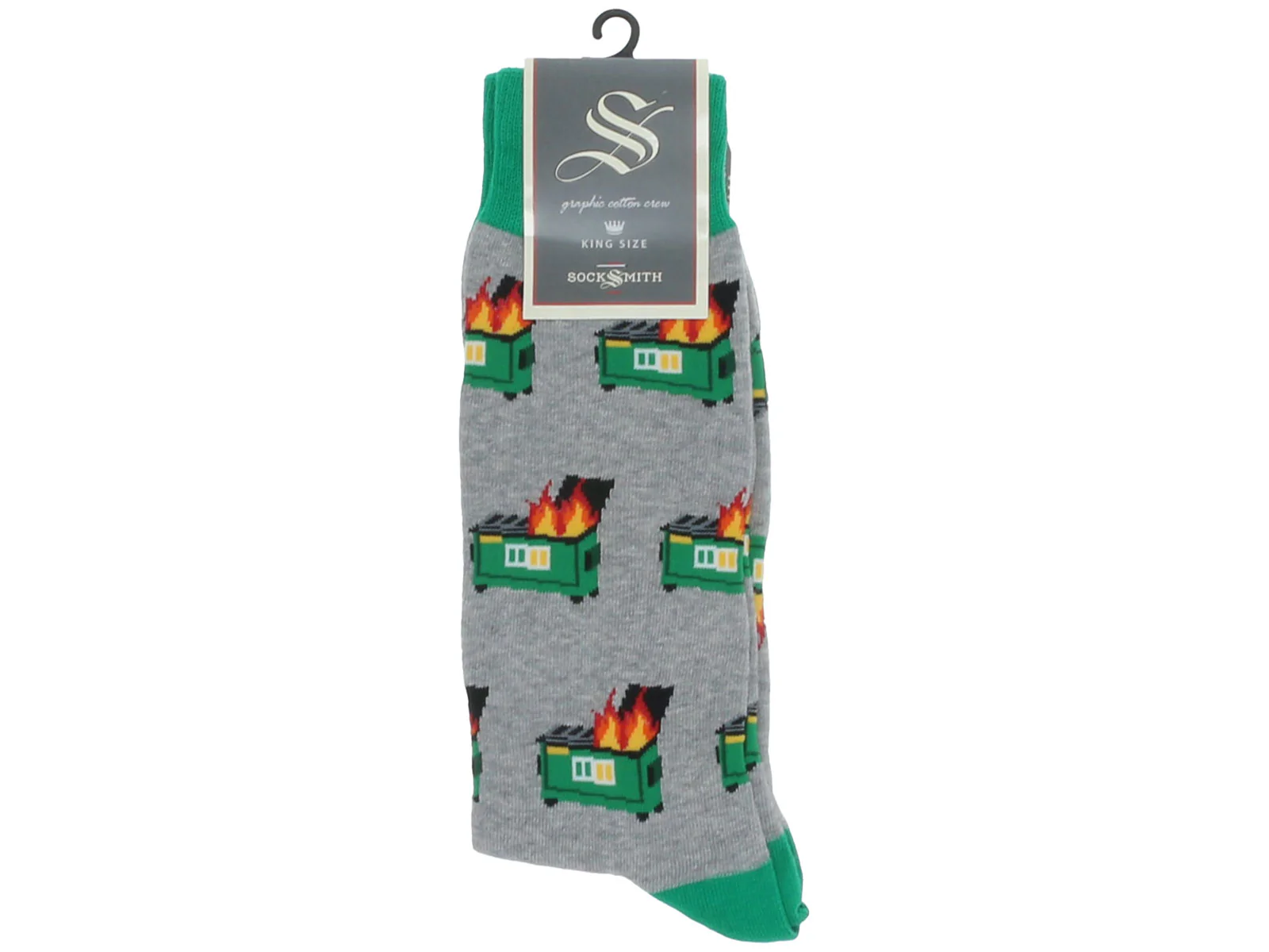 Socksmith Dumpster Fire Crew Fun Socks - Image 2