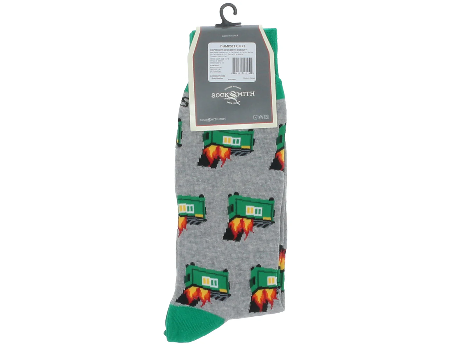 Socksmith Dumpster Fire Crew Fun Socks - Image 3