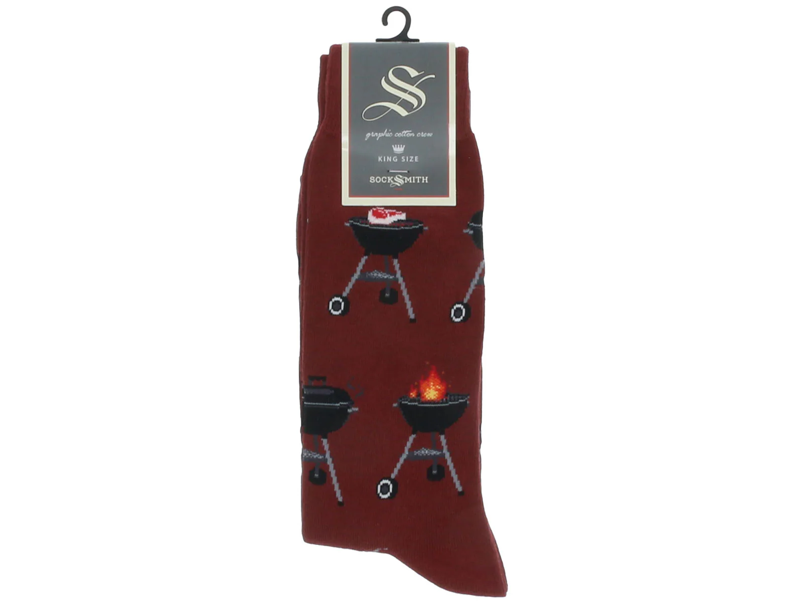 Socksmith Fired Up Crew Fun Socks - Image 2