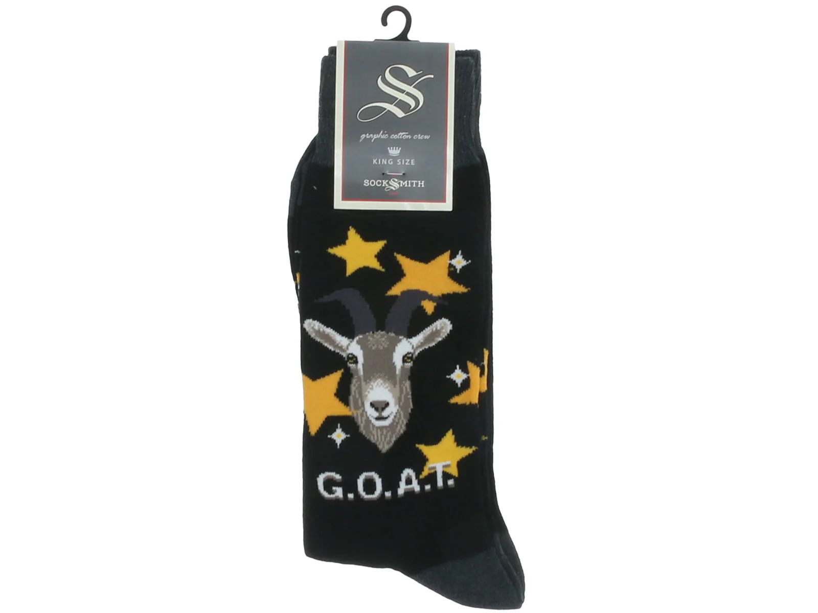 Socksmith GOAT Crew Fun Socks - Image 2