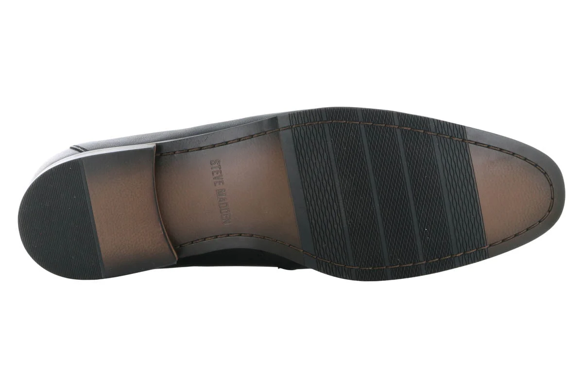 Steve Madden Aahron Black Leather Dress Loafer - Image 6