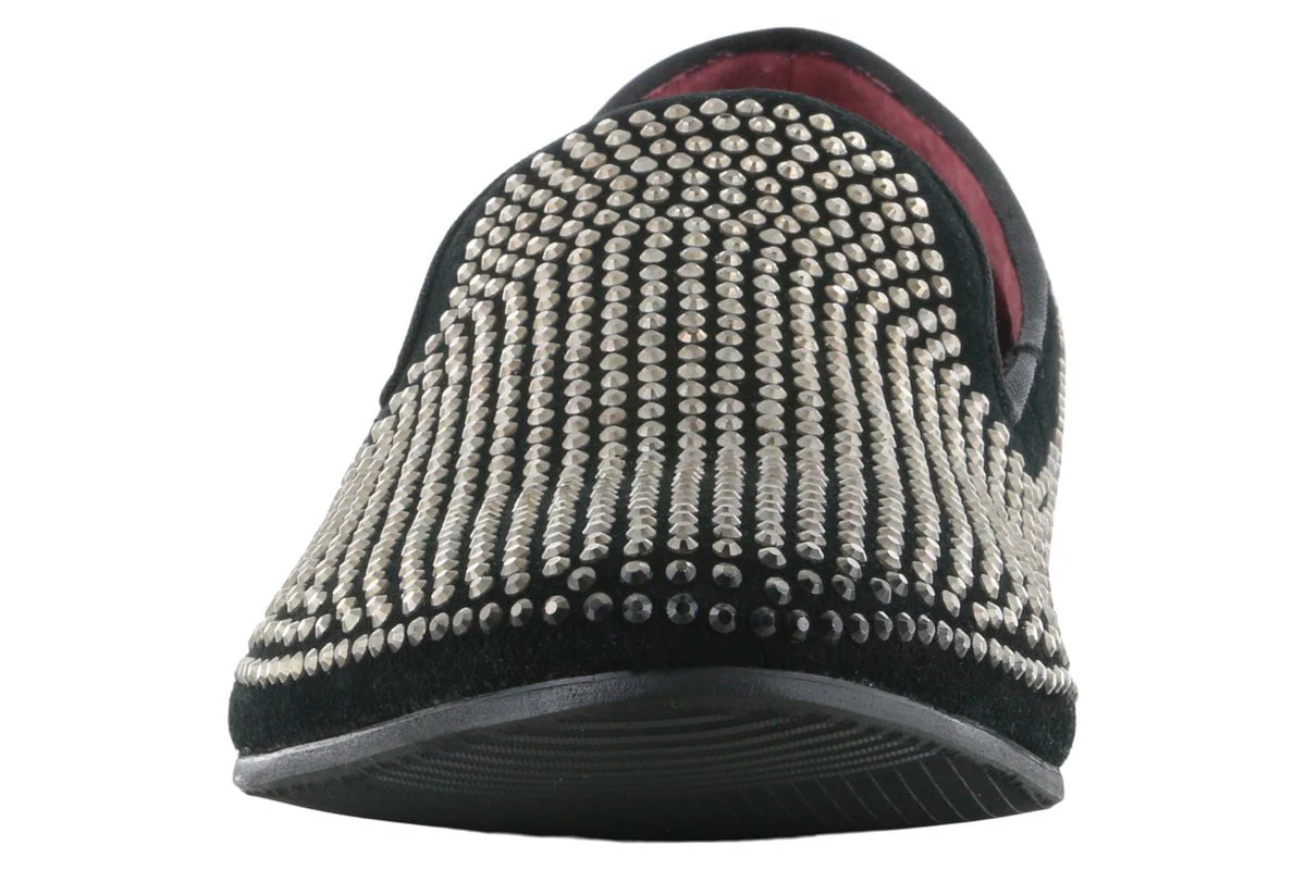 Steve Madden Caviarr Silver Rhinestone Loafer - Image 4