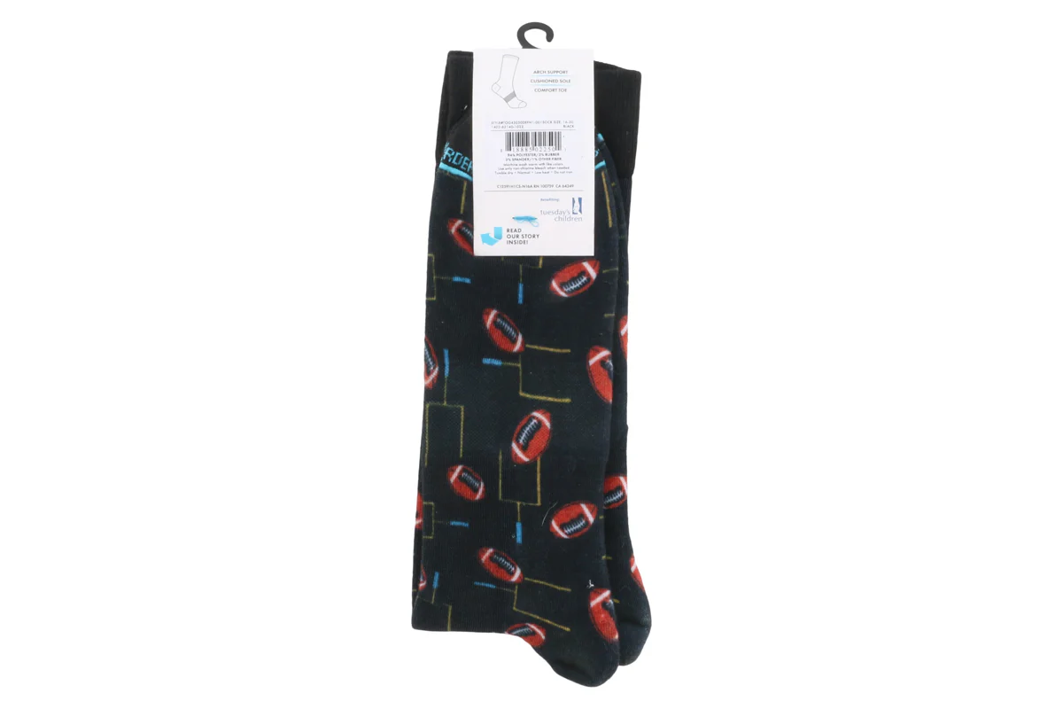 Tall Order Cushioned Dress Socks Football - Image 3